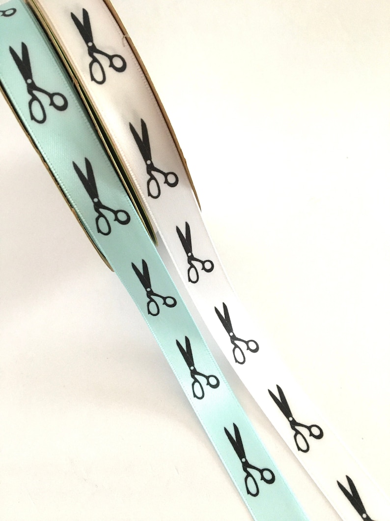 1-10 Yds,seamstress Ribbon,scissors Ribbon,barbers Ribbon,hair Stylists ...