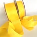 Yellow Ribbon,reversible Ribbon,fabric Ribbon,two Tone Ribbon,ribbon by ...