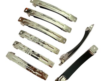 5 pcs,Blank french barrettes,women barrette,french barrette,barrette,adult hair barrette,metal alligator clip,blank hair clip,hair findings.