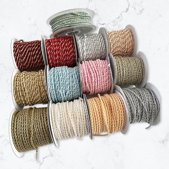 20 Yds,christmas Rope,wedding Rope,gift Cord,craft Rope,packaging  Rope,scrapbooking Rope,2 Ply Rope,baby Shower Cord,decorative Rope. 