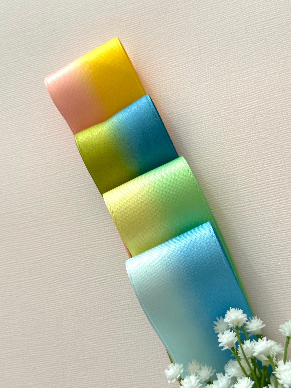 Sample Double Color Ribbon Style 2-10 Yds,two-color Double Face Satin Ribbon,bicolor Trim,hair Accessory ...