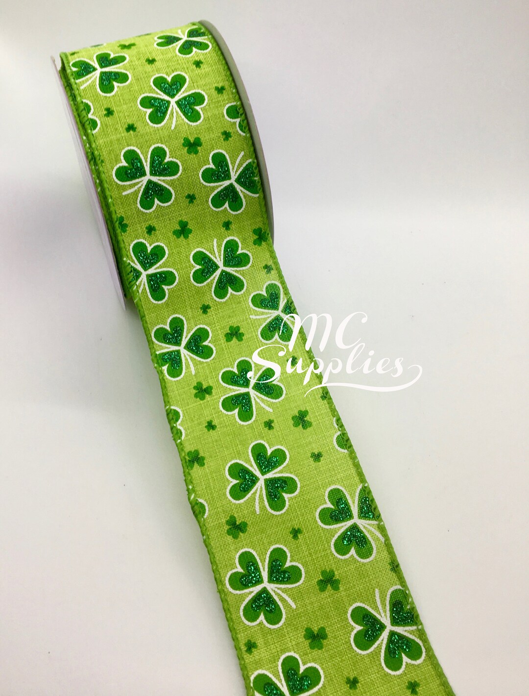 1-10 Yds,st. Patrick's Day Ribbon,green Ribbon,craft Ribbon,shamrock ...
