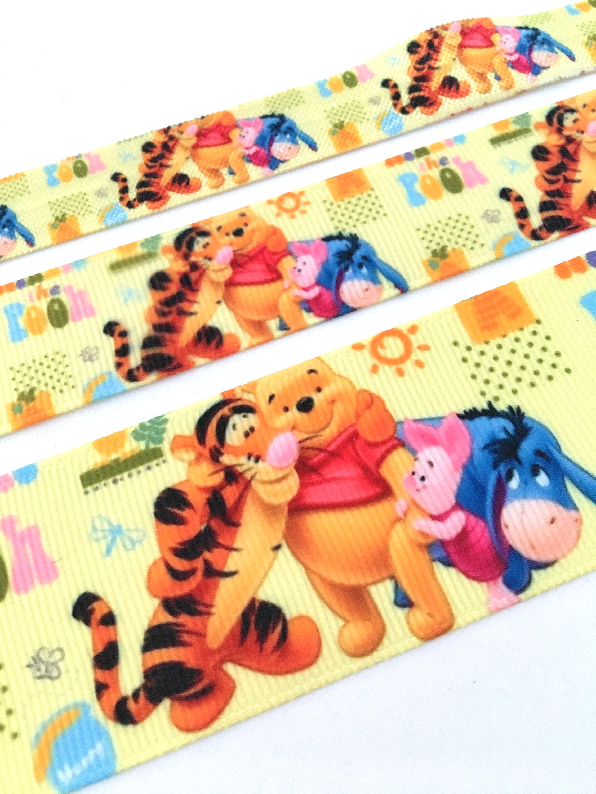 2-50 Yds,pooh Ribbon,bear Ribbon,foe Elastic,cartoon Ribbon,grosgrain ...