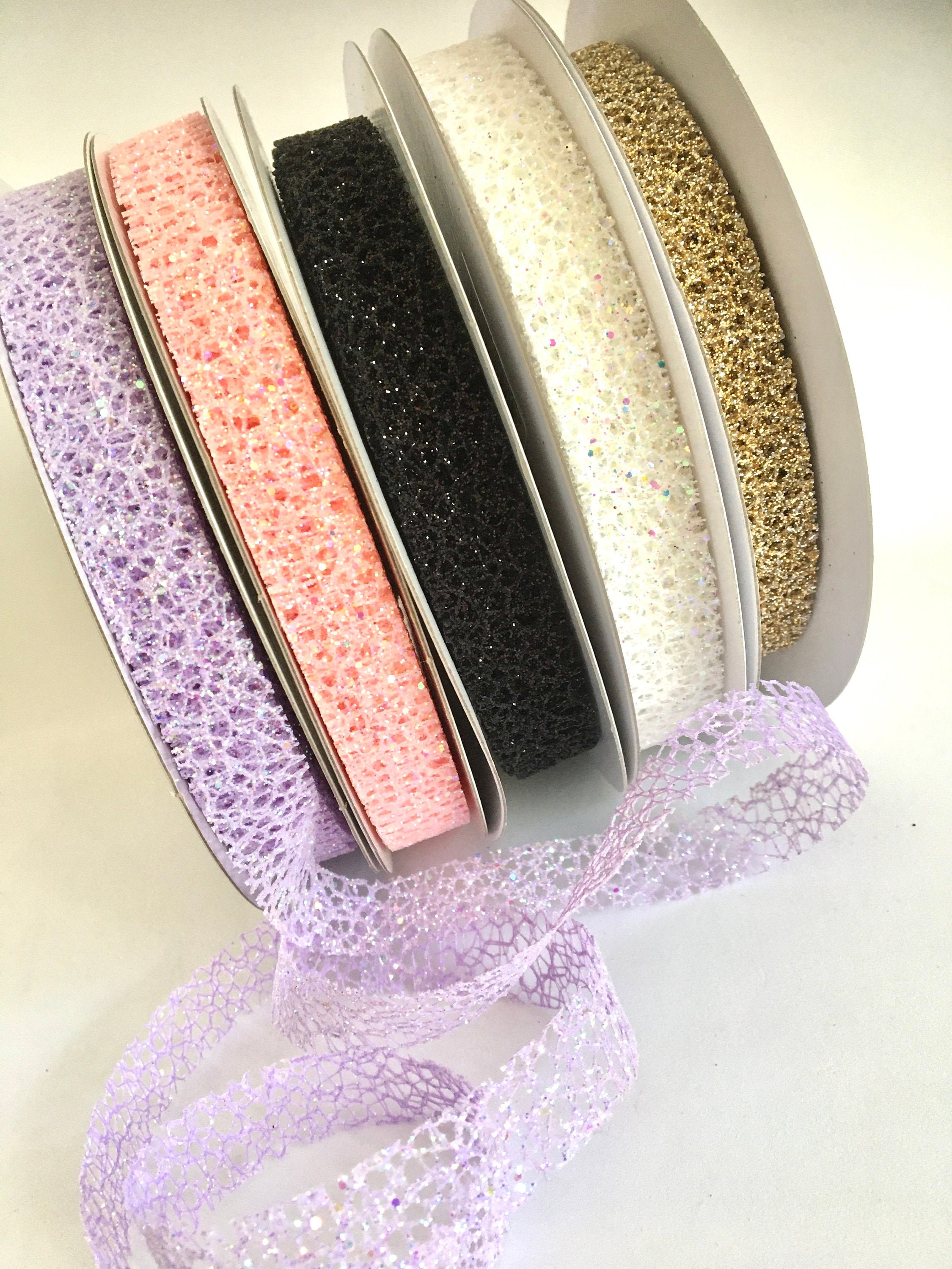 Rose Gold Mesh Ribbon,net Ribbon,craft Ribbon,ribbon for