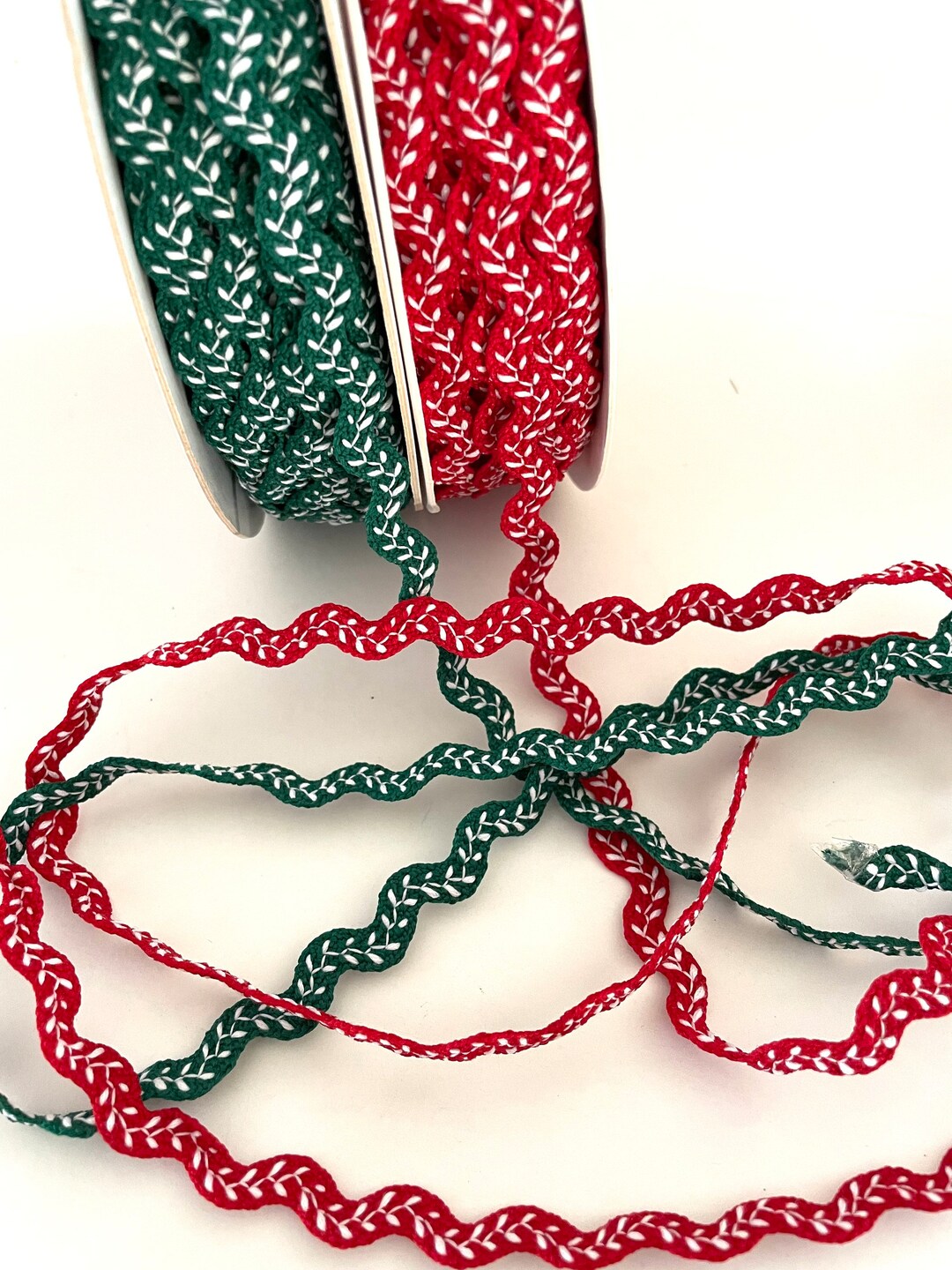 227 Yds,linen Ric Rac Ribbon,ric Rac Trim,craft Ribbon,linen Ribbon,ribbon for Bows,floral