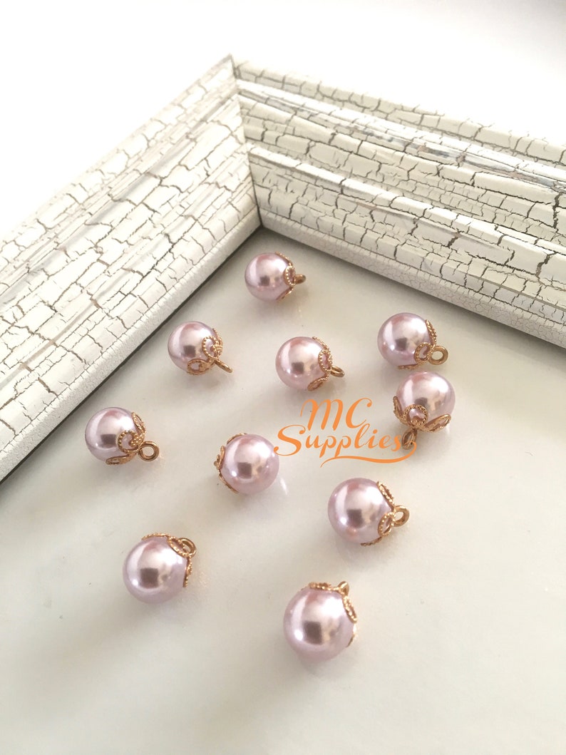 10 Pcs,orchid Buttons,button Rhinestones,pearl Rhinestones,rhinestone ...