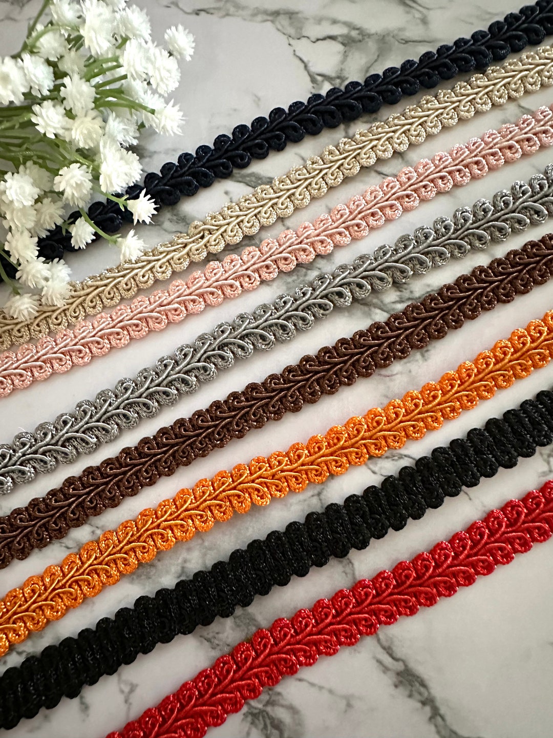 510 Yds,gimp Trim,braided Trim,upholstery Gimp,furniture Gimp Trim