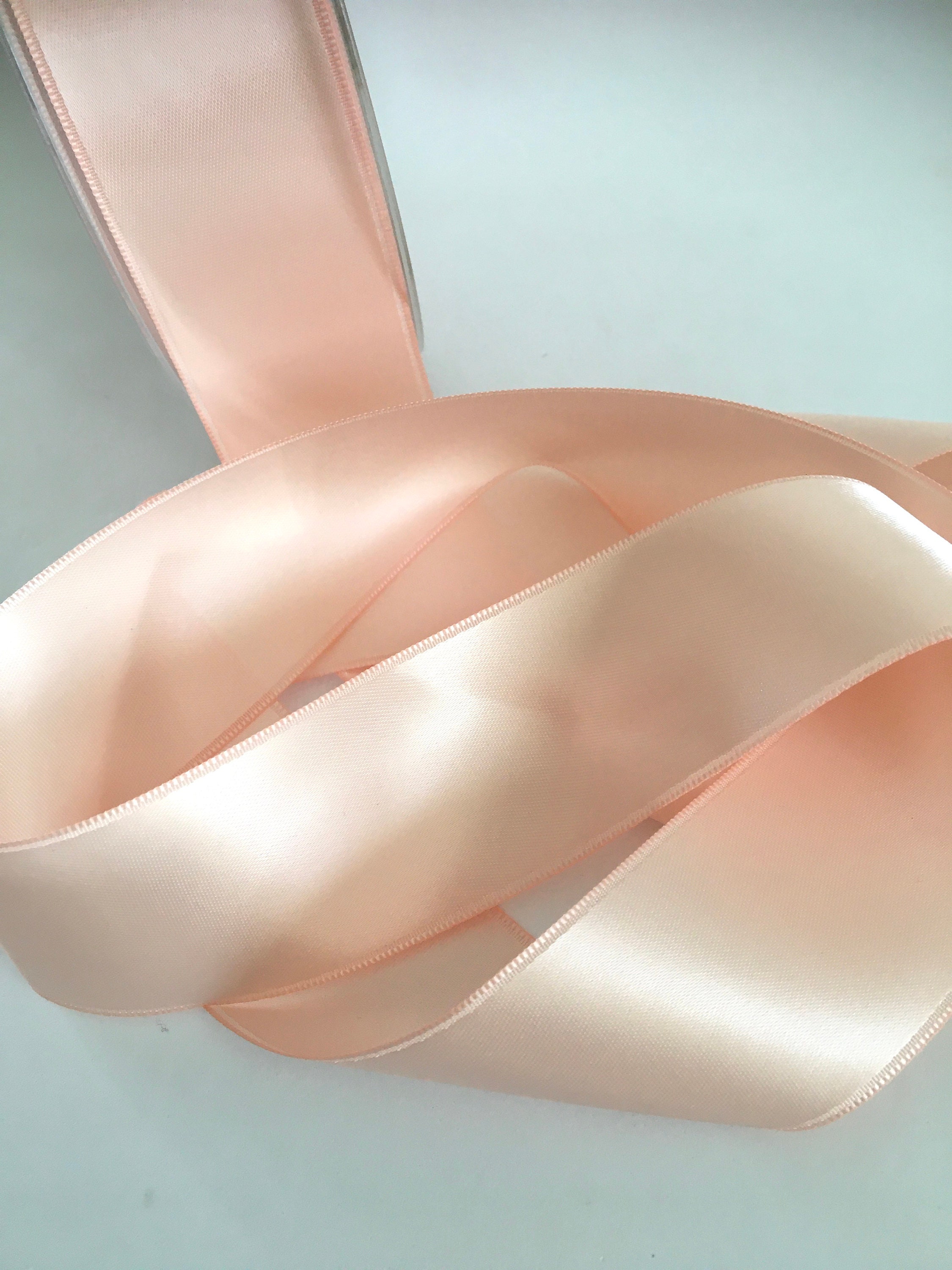Rose Ribbon Matte Ribbed 5 Yds,rose Petal Ribbon,wedding Ribbon,fabric Ribbon,satin Ribbon ...