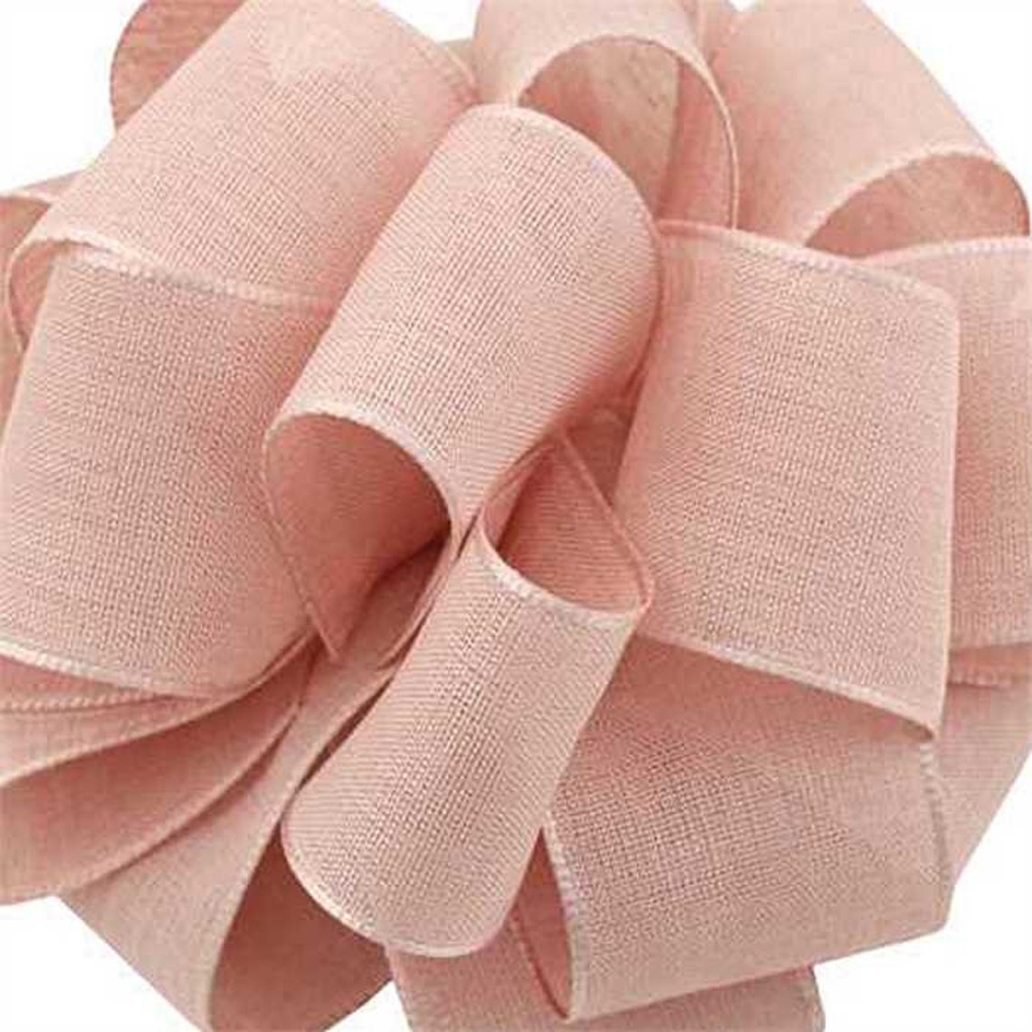 Pink Blush Ribbonpink Ribbonfabric Ribbonribbon for Etsy