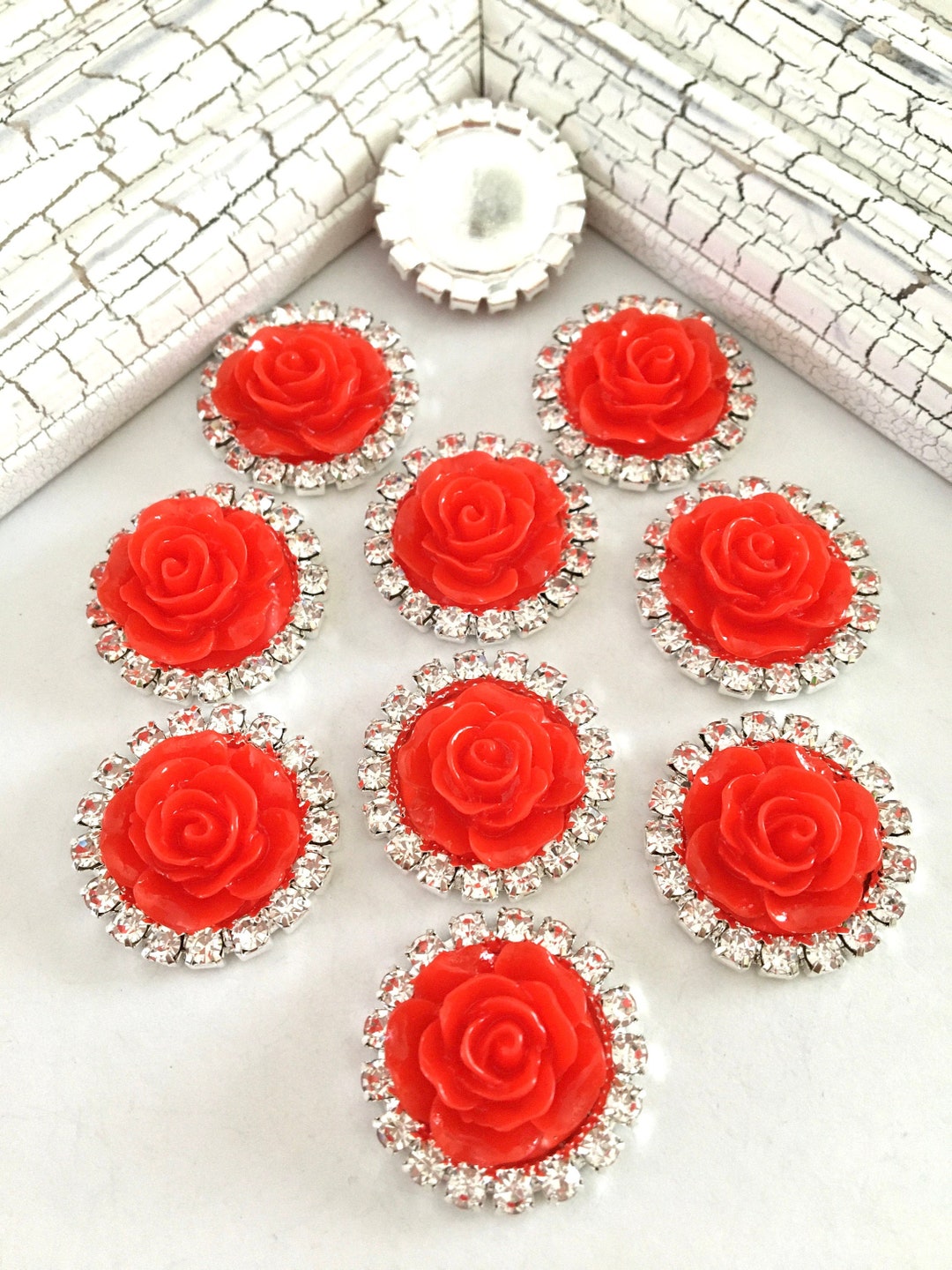 10 Pcs,red Rhinestone,crystal Rhinestone,pearl Rhinestones,rhinestone ...