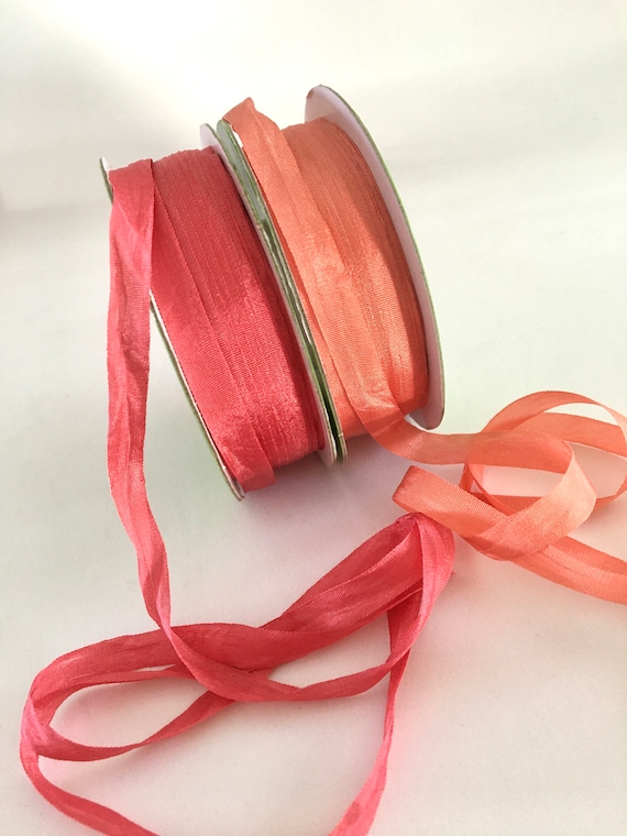 3 yds,Silk ribbon,crepe silk ribbon,silk ribbon,hair bows ribbon,crafts  ribbon,sewing ribbon,ribbon by the yard,ribbon for bows,11