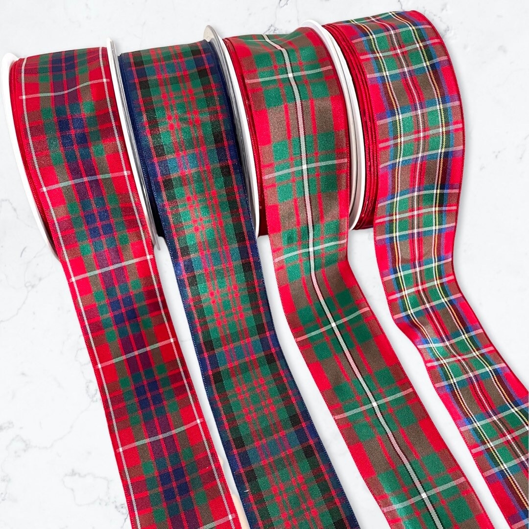 Geruit lint, schotse ruit lint, gingham lint - alles voor bedankjes