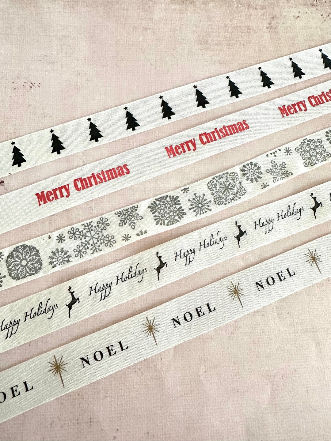 3-30 Yds,snowflakes Ribbon,canvas Ribbon,christmas Ribbon,winter Ribbon ...