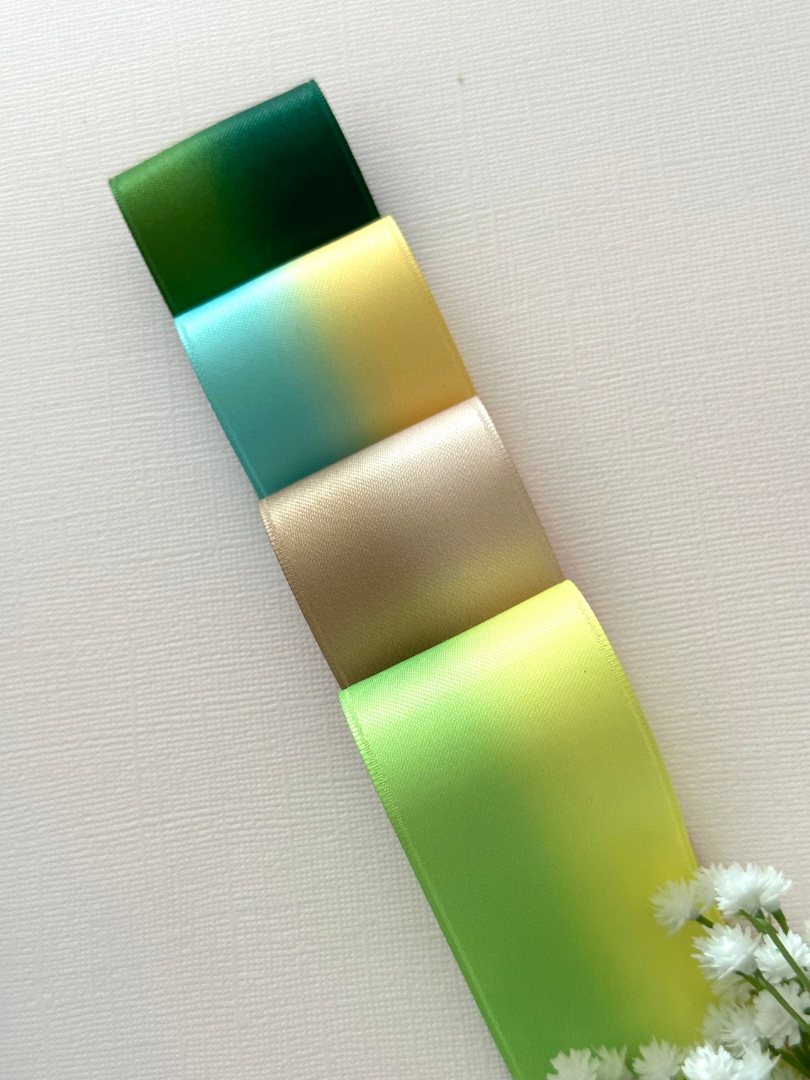 2-10 Yds,two-color Double Face Satin Ribbon,bicolor Trim,hair Accessory ...