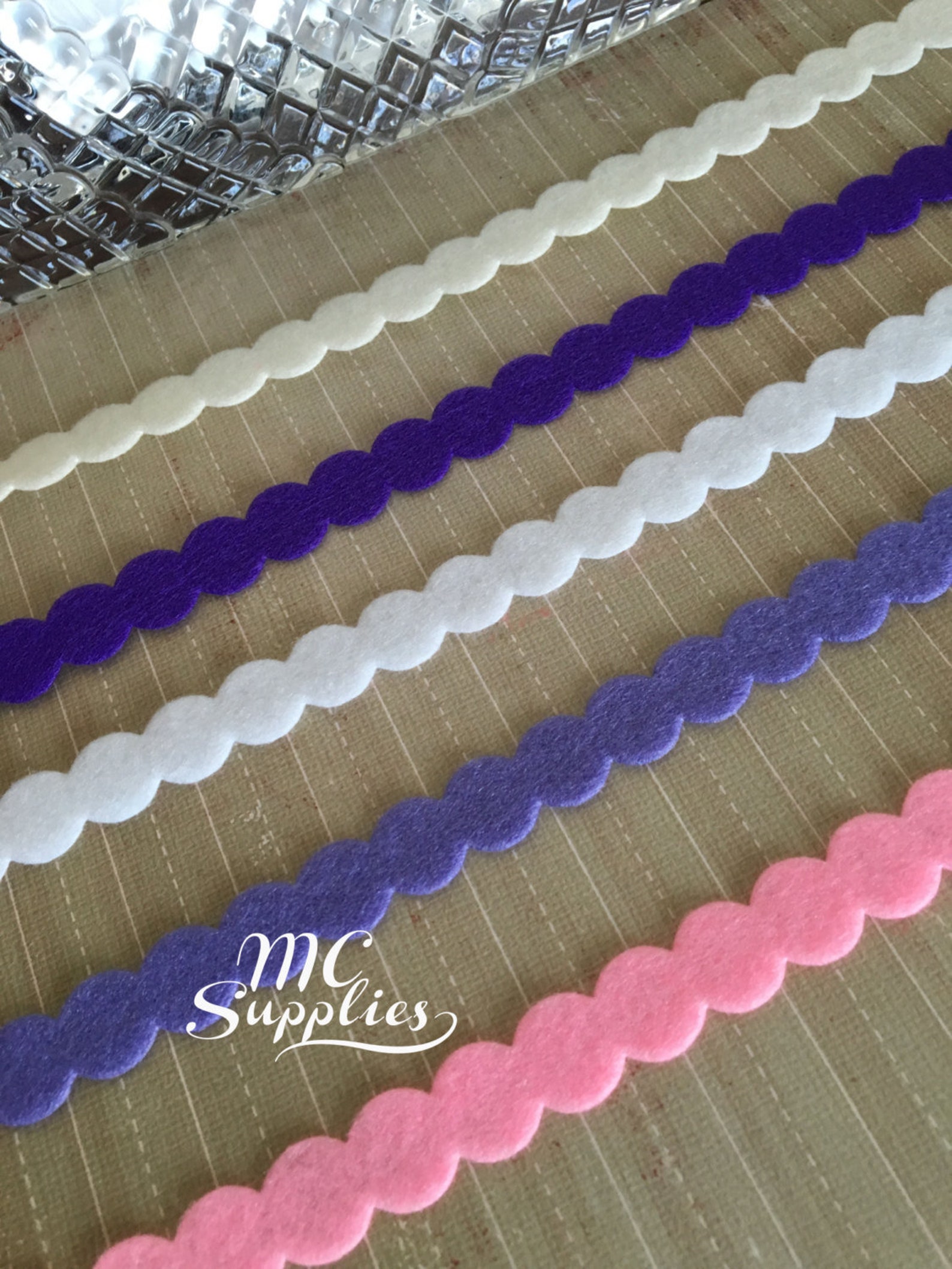 2 Yds,felt Ribbon,felt Trim,craft Ribbon,scrapbooking Ribbon,fabric ...