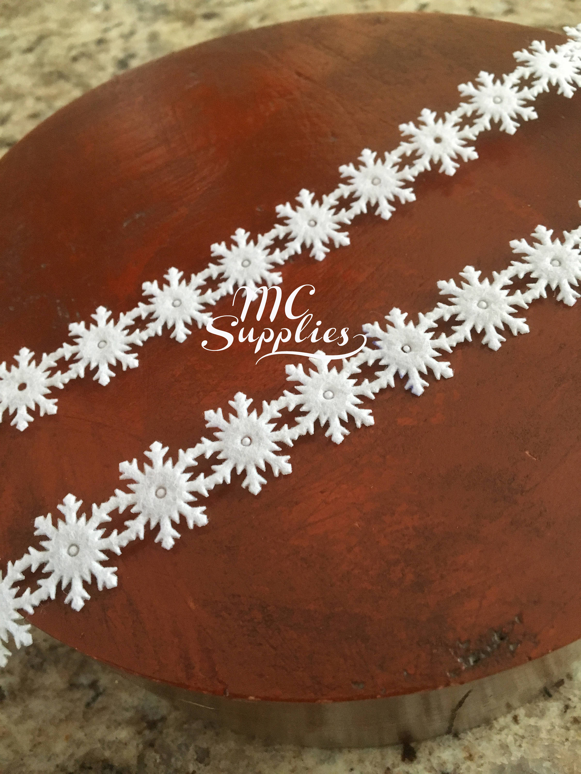 Snowflake Ribbon Pattern 1-10 Yds,snowflakes Ribbon,snowflake Appliques,snowflake Trim,christmas ...