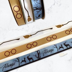 1-10 m,Hogwarts-Band,Hexenband,Hexenband,Satinband,Scrapbooking-Band,Farbband,Schmuckband,5m,Hochzeitsband.