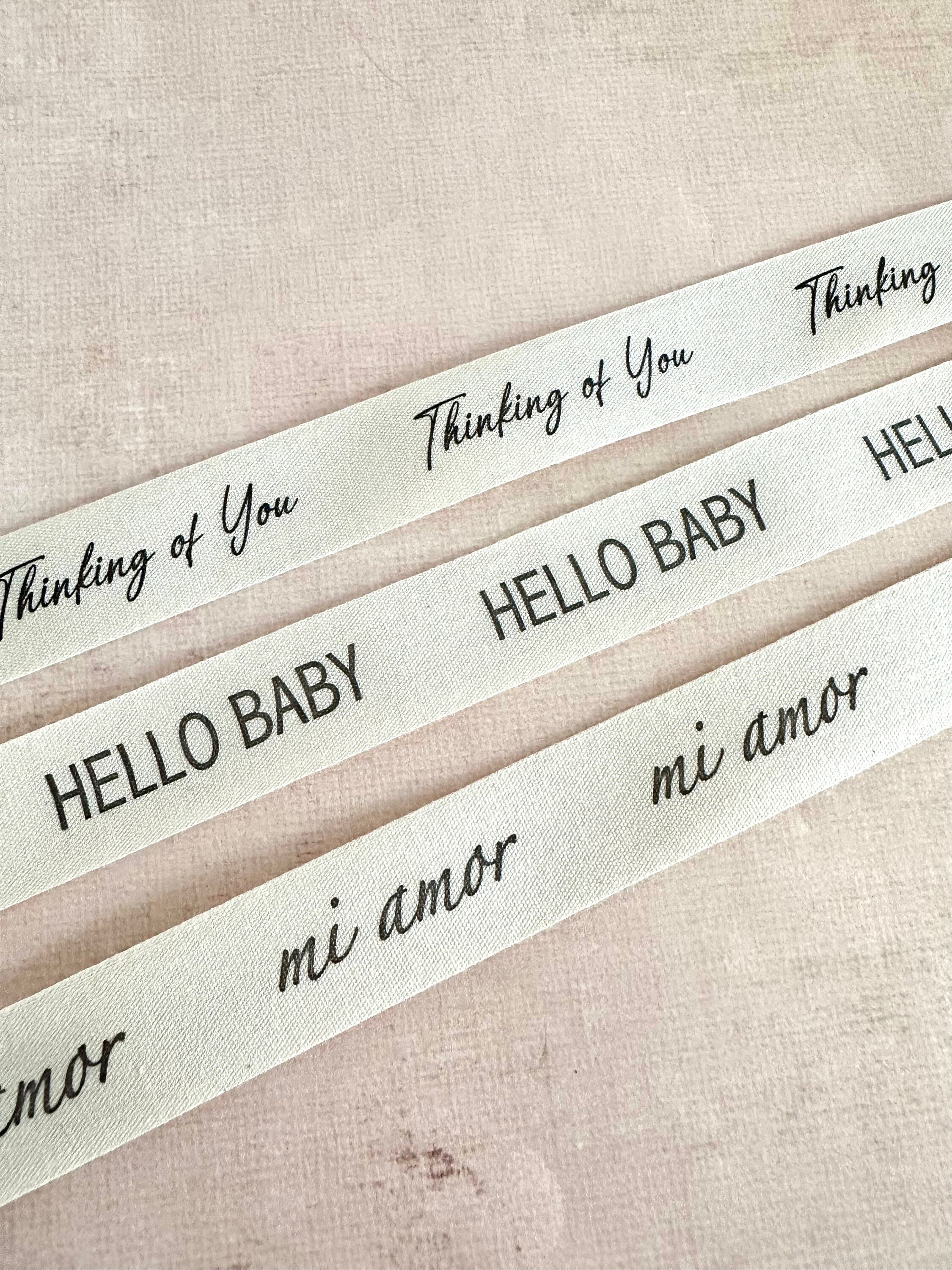 Love♡ribbon 3-30 Yds,love Ribbon,canvas Ribbon,thinking of You Ribbon
