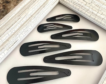 10 pcs,Black snap clips,snap clips,snap clip,big snap clip,baby snaps clips,metal snap clips,painted snap clips,metal snap clips.