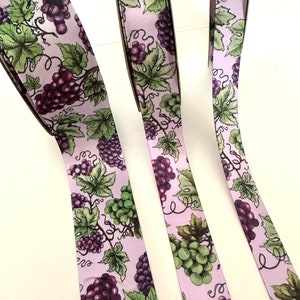 1-10 m Weintrauben-Band,Weinreben-Band,Obst-Band,Satinband, Schleifenband, Schleifenband, Schleifenband, Schleifenband, Schleifenband
