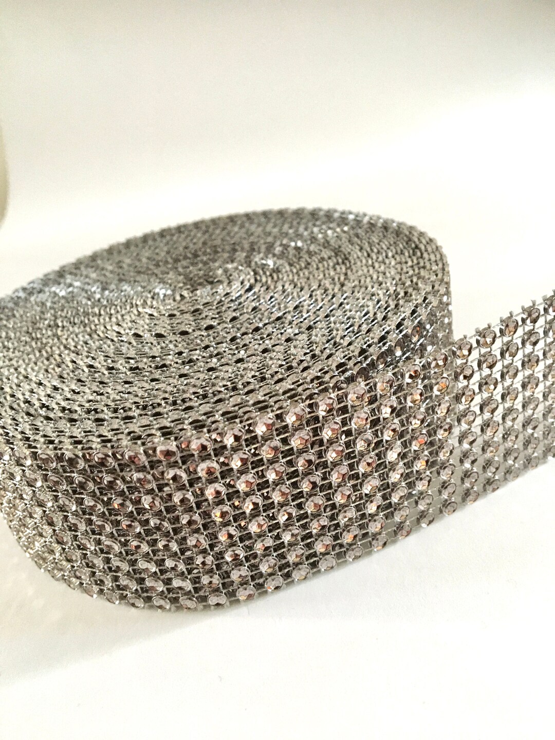 Diamond Mesh Ribbon,rhinestone Ribbon,jewel Ribbon,mesh by the Yard ...
