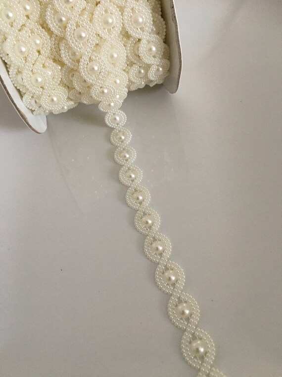 Ivory Pearl Trimpearl Stringivory Trimdecorative Etsy