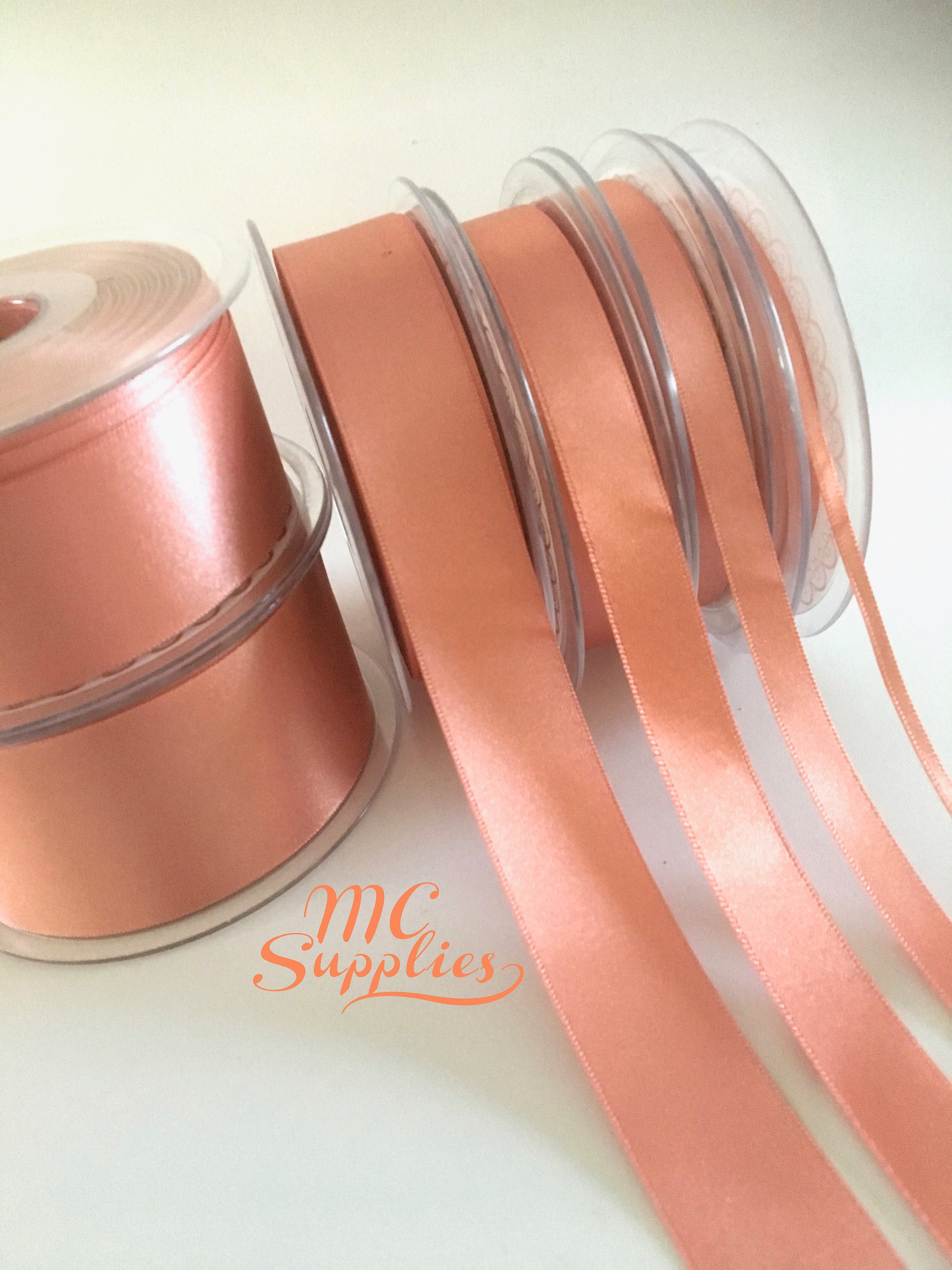 3 inch Light Pink Double Faced Satin Ribbon 25 Yards, Size: 25yds