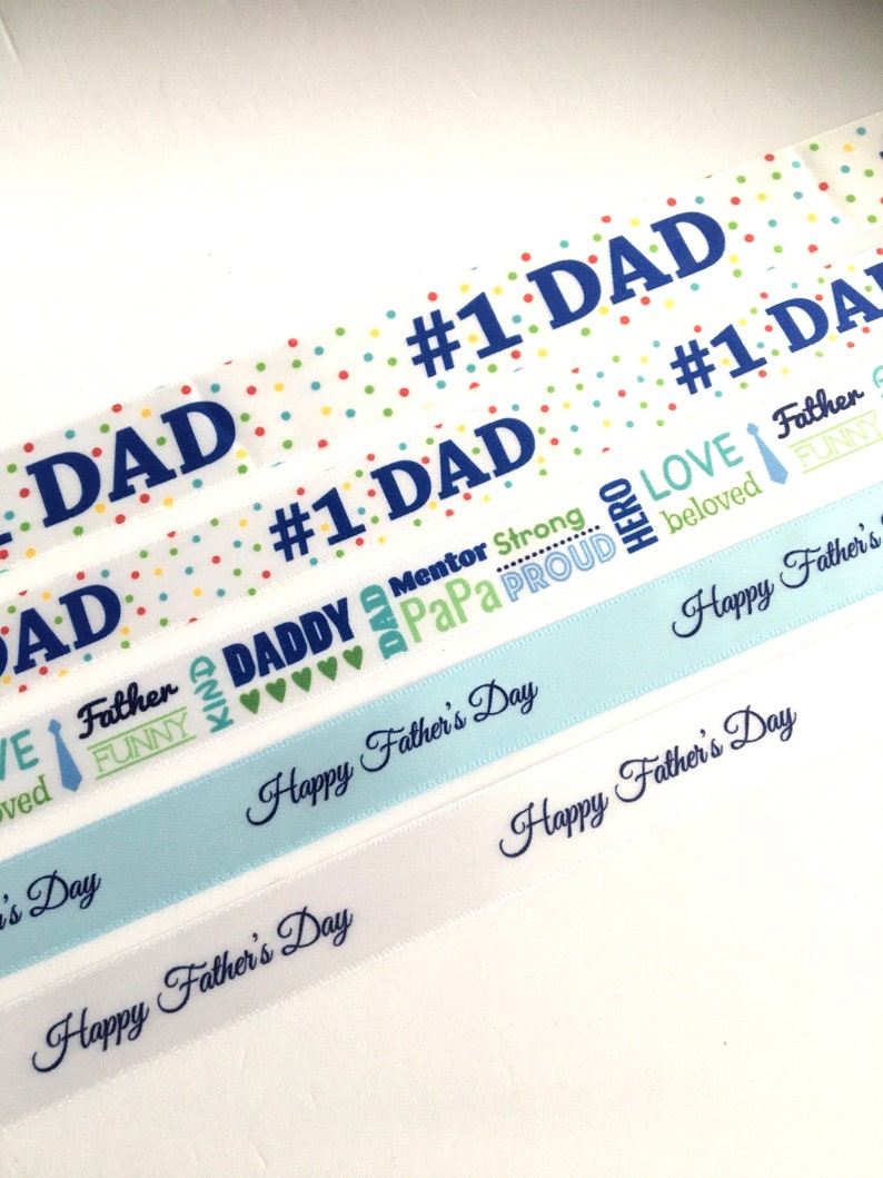 Father's Day Ribbon,dad Ribbon,hero Ribbon,satin Ribbon,printed Ribbon ...