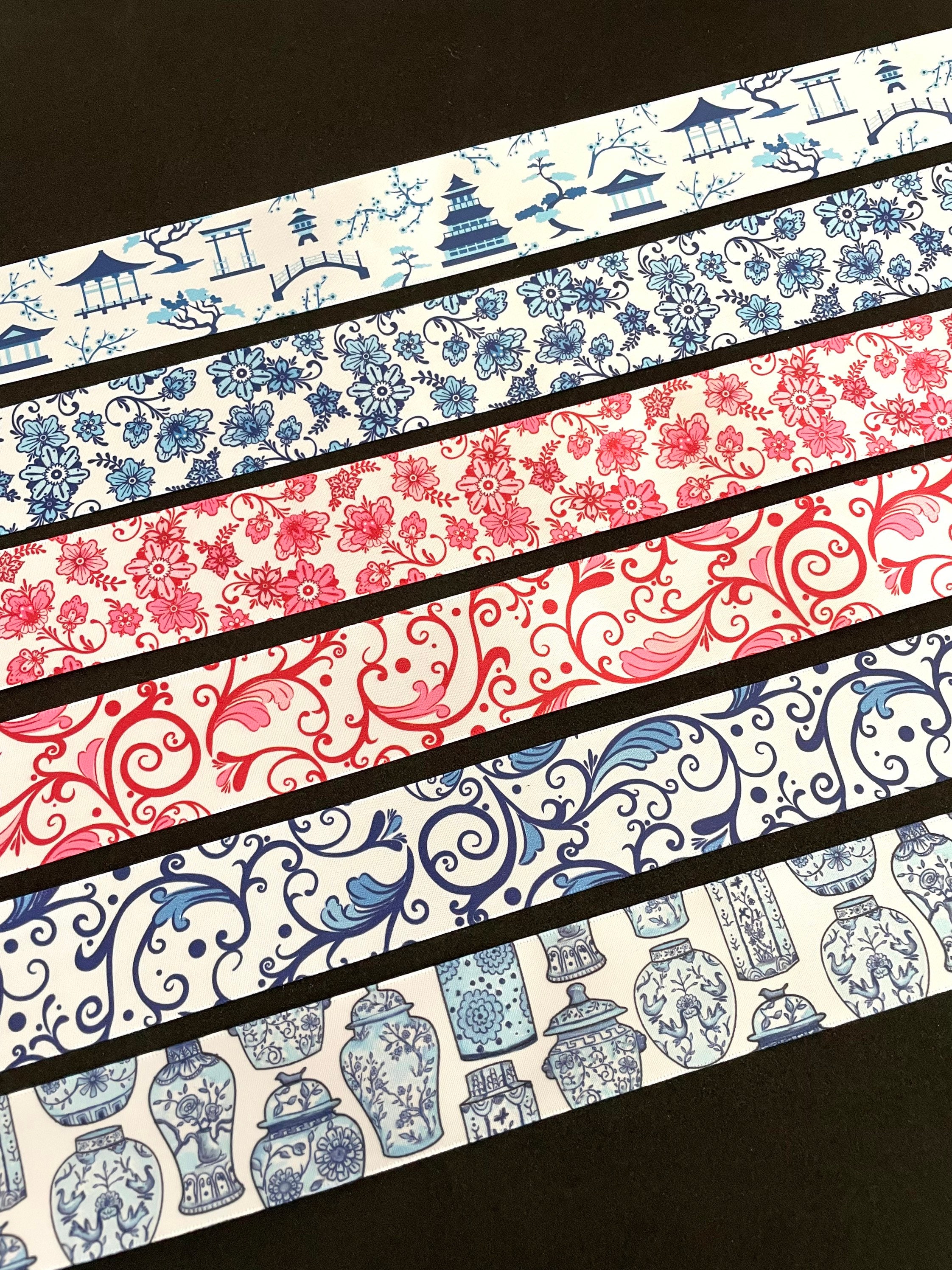 1-10 Yds,chinoiserie Ribbon, Ginger Jar Ribbon,jar Ribbon,japanese ...