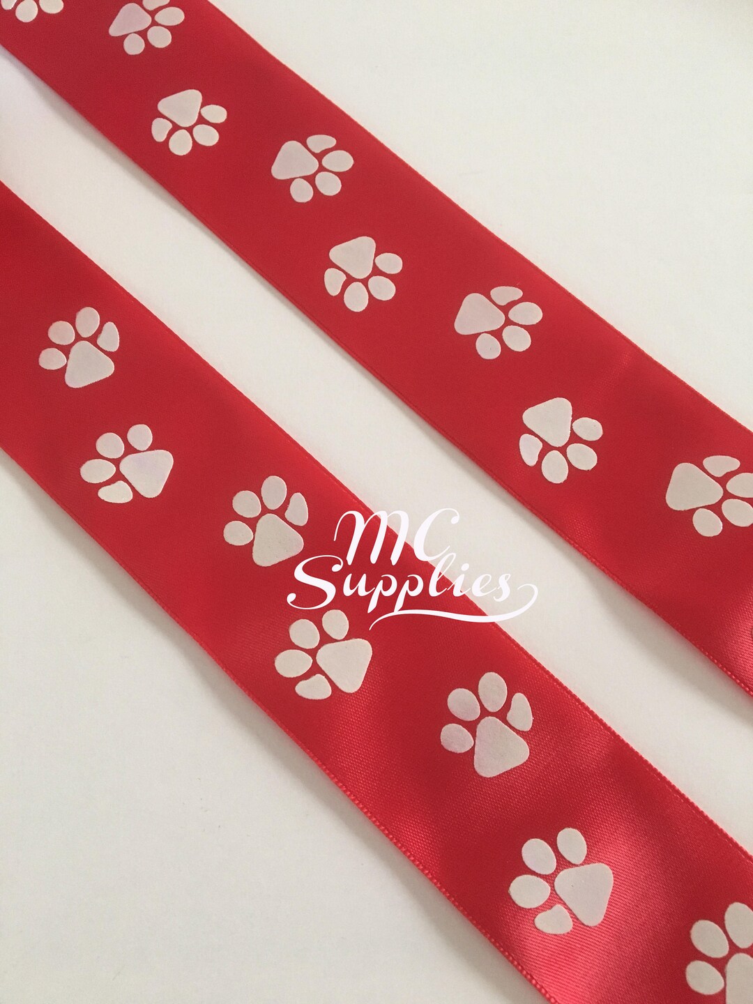 1-10 Yds,dog Ribbon,paw Ribbon,satin Ribbon,printed Ribbon,craft Ribbon ...