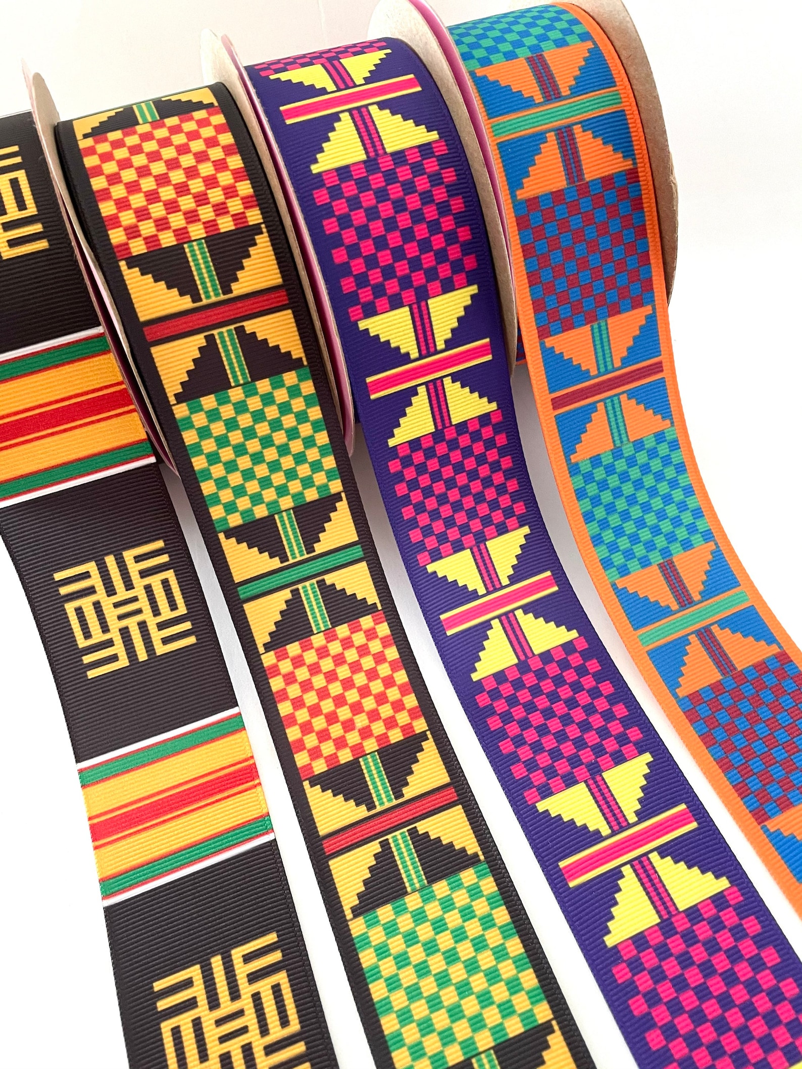 1-10 Yds,african Ribbon,ankara Ribbon,fabric Ribbon,colorful Ribbon ...