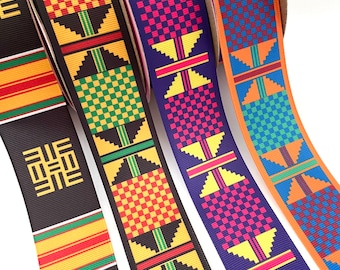 1-10 yds,Ankara african grosgrain ribbons,kente ribbon,decoration,scrapbooking,embellishment,crafts.