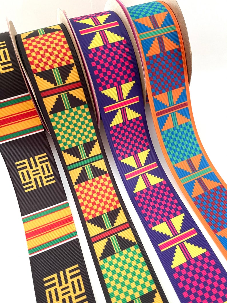 1-10 yds,African ribbon,Ankara ribbon,fabric ribbon,colorful ribbon,decorative ribbon,scrapbooking ribbon,embellished ribbon,crafts ribbon. image 2