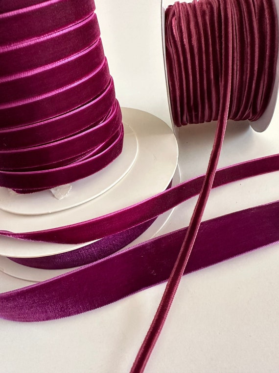 Purple Velvet Ribbon  Cloth House • Cloth House
