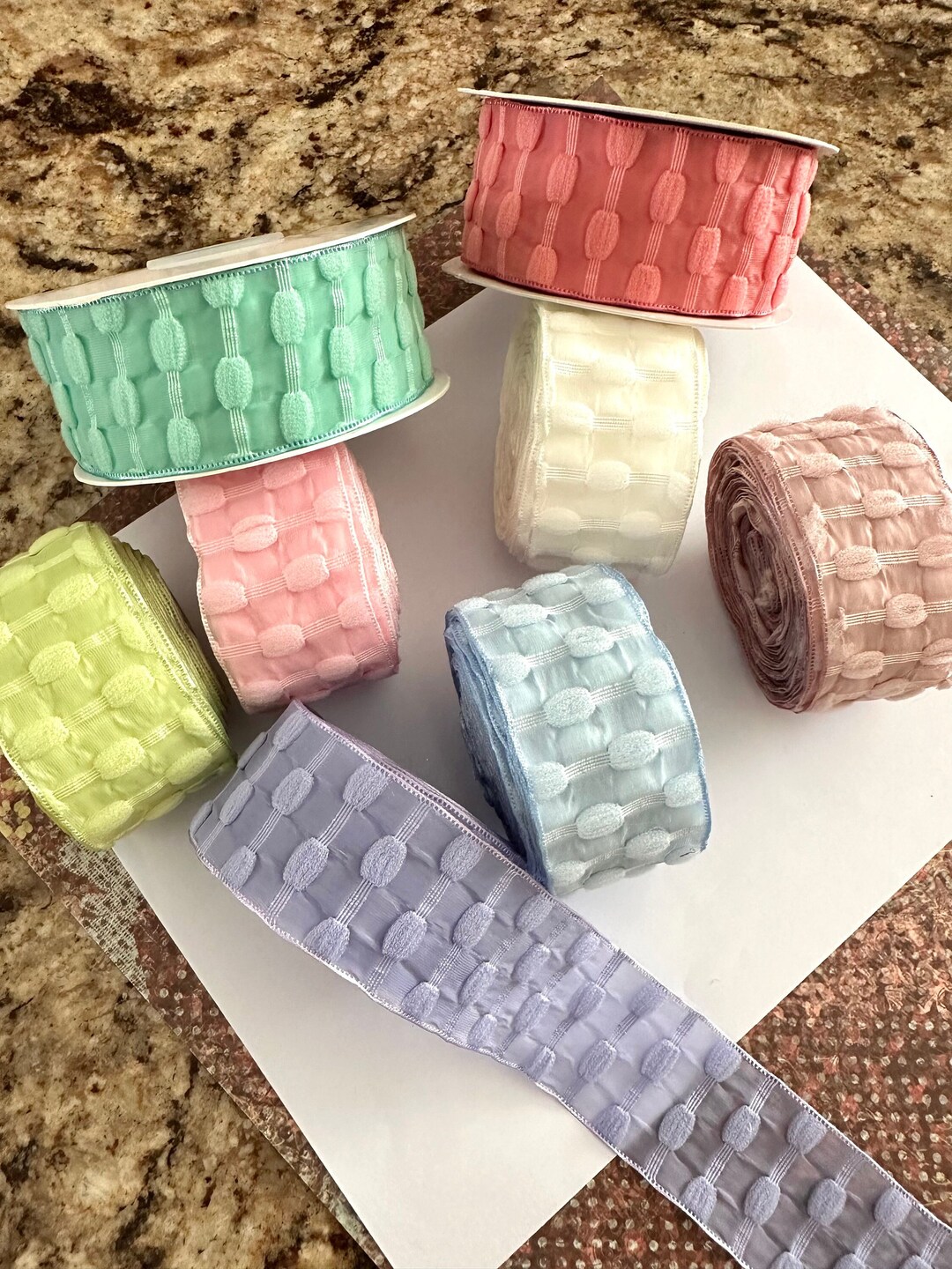 1-10 Yds,checkered Ribbon, Ribbon,organza Ribbon,embellished Ribbon ...