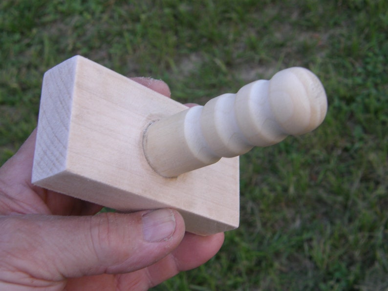 Butter Press with Running Wolfhound.