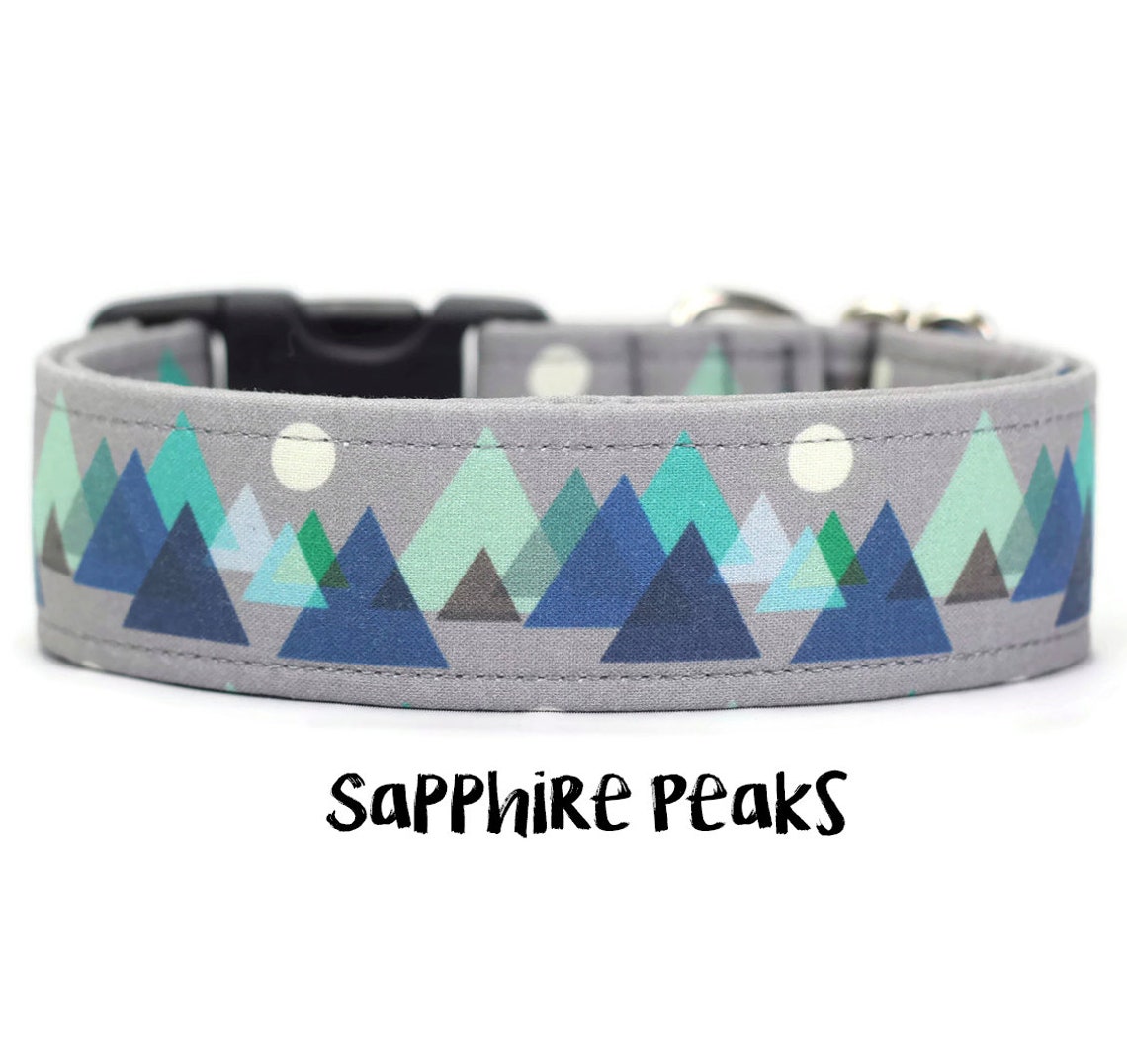 Dog Collar Mountain Dog Collar Mountains Collar Hiking Etsy