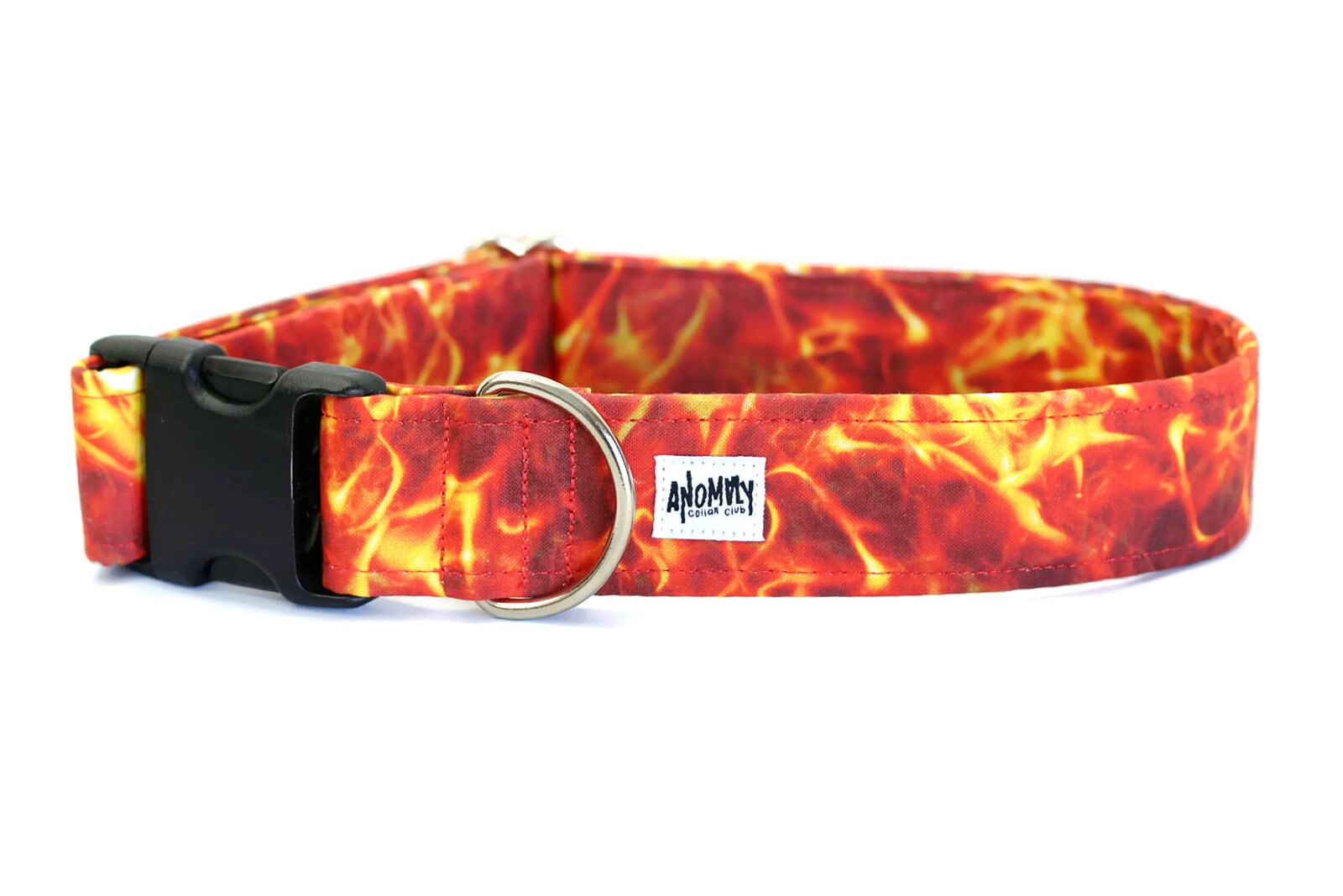 Fire Dog Collar Dog Collar Flames Dog Collar Fire Collar Etsy