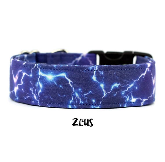 lightning bolt dog collar