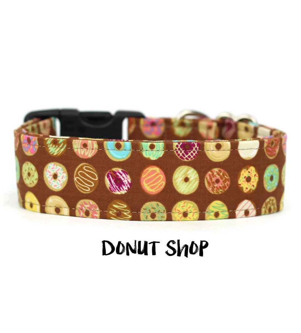 Donut Dog Collar Doughnut Dog Collar Dog Collar Food Dog Etsy