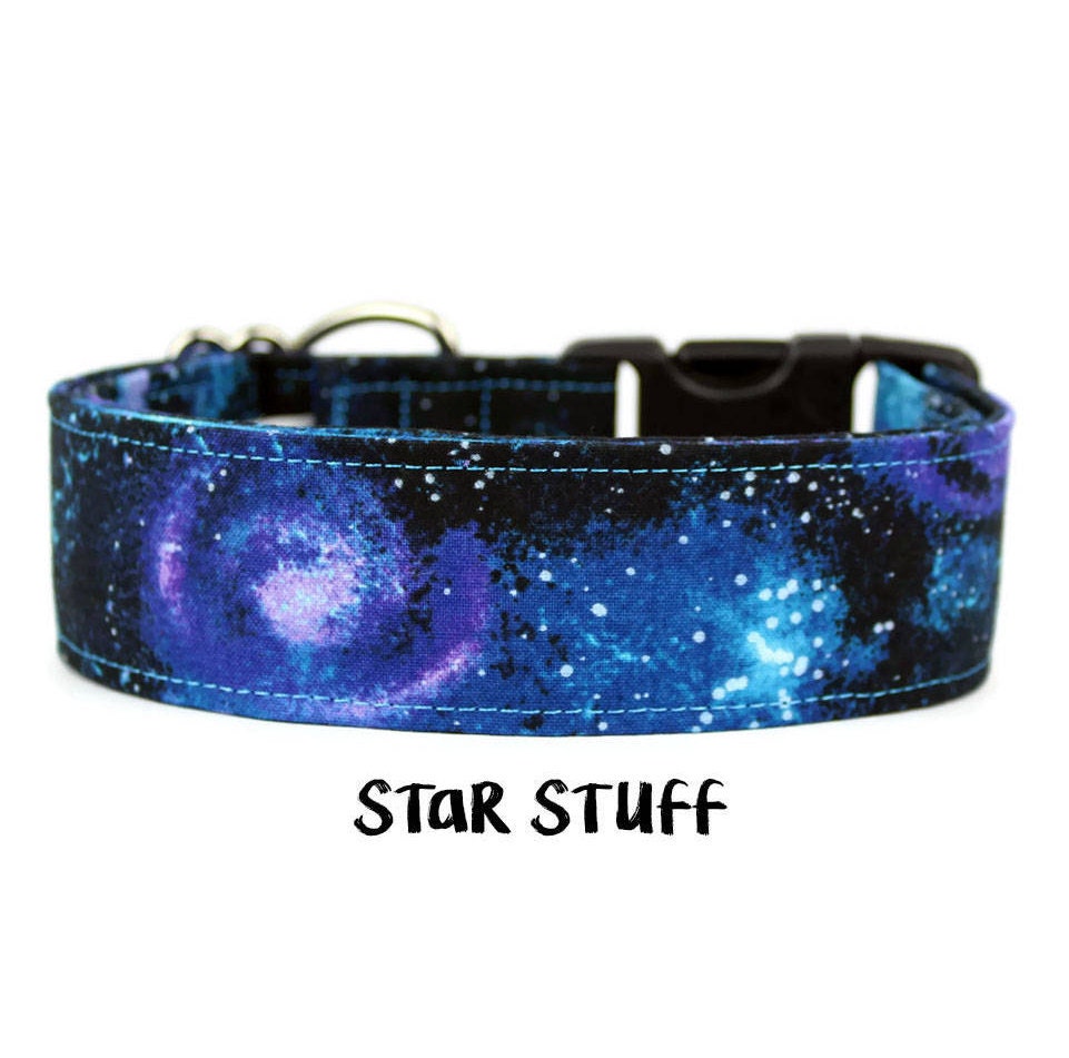 Dog Collar, Galaxy Dog Collar, Space Dog Collar, Girl Dog Collar, Sta…