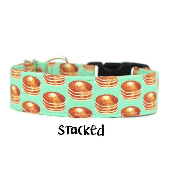 Food Dog Collar Pancakes Dog Collar Trendy Dog Collar Boy Etsy