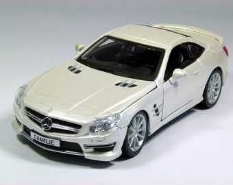 Personalised number plates, Mercedes AMG model toy car boy dad gift 1/24 scale 17cm