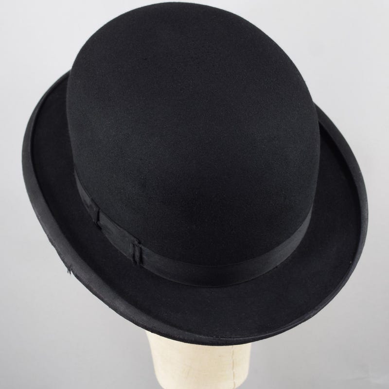 Bowler Hat Black Adult Budget Victorian Style