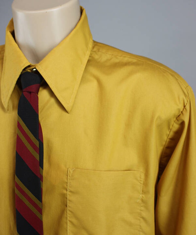 mustard dress shirt