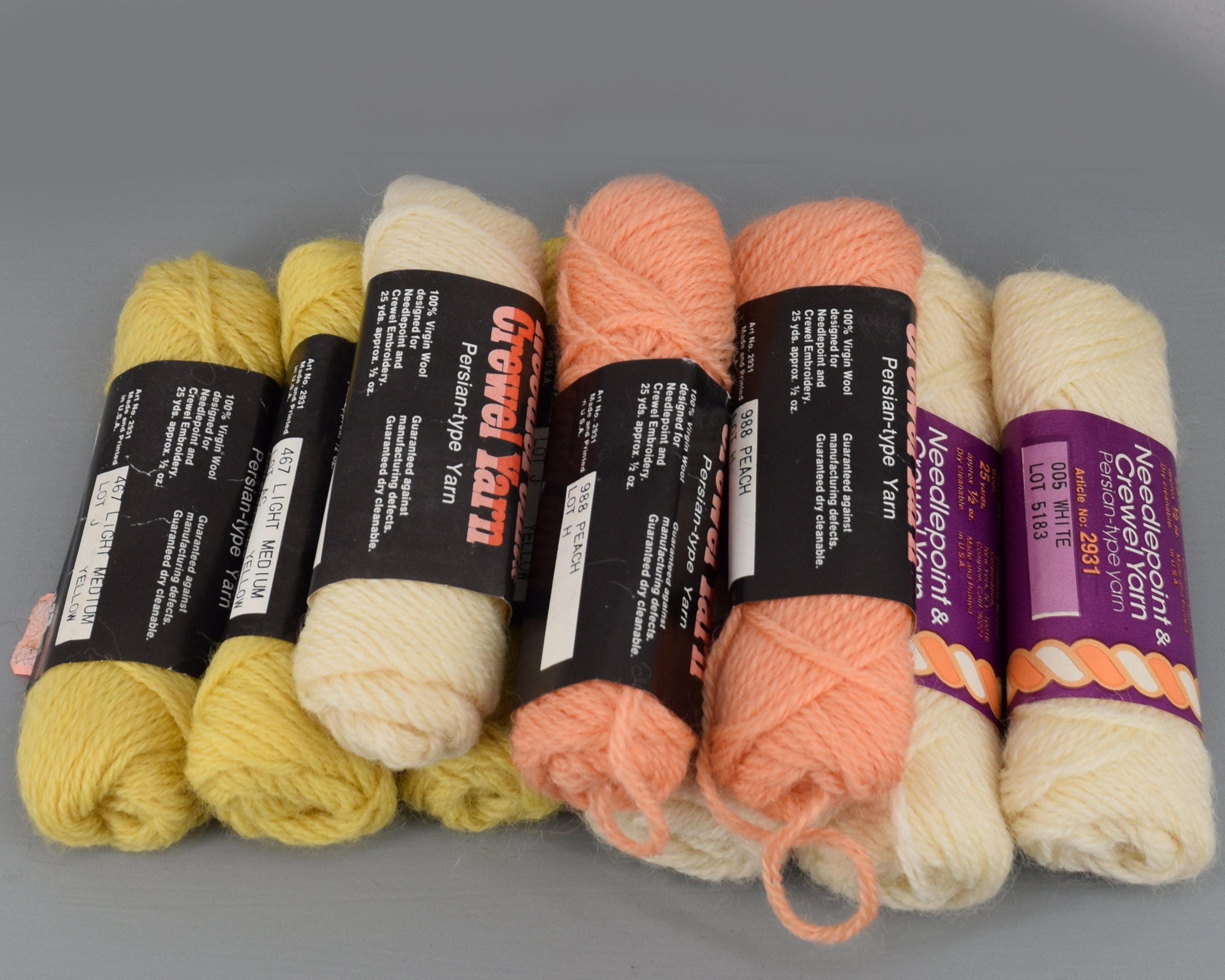 Sewing & Fiber Craft Supplies & Tools Macrame Lot of 9 Skeins Vintage