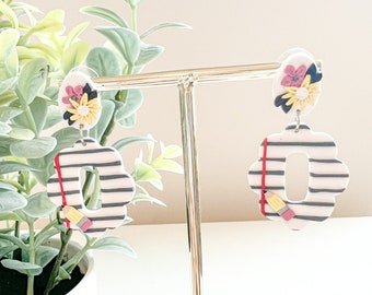 Floral Brainstorm dangles