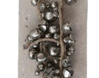 Tender Heart Creations Primitive Farmhouse Cheesecloth Garland – 4ft, Rusty Bells, Brown, Holiday Décor
