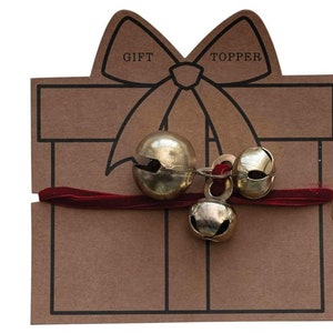Metal Bell Cluster Gift Topper