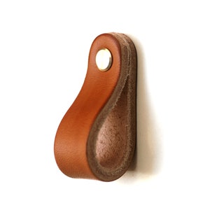 Leather furniture handles, leather drawer pulls, knobs, leather cabinet handle, pull, colors, hardware image 4